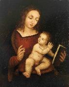 Reading Virgin Mary with the Child